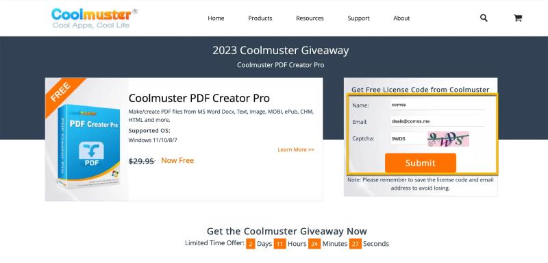 Coolmuster PDF Creator Pro – бесплатная лицензия на 1 год